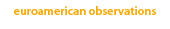 euroamerican observations